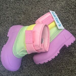 Carter's Kids Boots - Pink, Purple, and Yellow